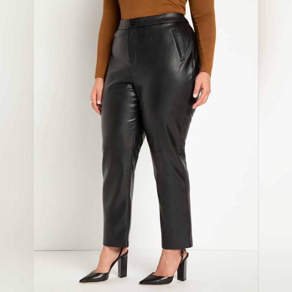 Plus Size Pleather Pants